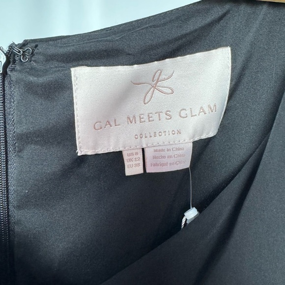 NWT Gal Meets Glam Maya Dress in Black Size 8 - Picture 6 of 8